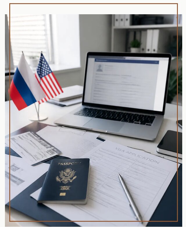 Оформление визы в США для туристов и бизнеса в Благовещенске